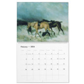 2026 Vintage Borzoi Art Calendar Kalender (Feb 2026)