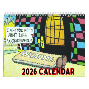 2026 Vintage Cliff Sterrett wandkalender Kalender