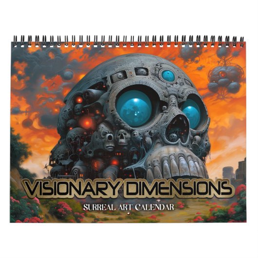 2026 Visionaire Dimensies 10 Surrealistische Kunst Kalender (Hoes)