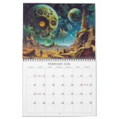 2026 Visionaire Dimensies 10 Surrealistische Kunst Kalender (Feb 2026)