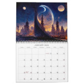 2026 Visionaire dimensies 4 surrealistische landsc Kalender (Jan 2026)