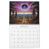 2026 Visionaire dimensies 5 surrealistische landsc Kalender (Mar 2026)