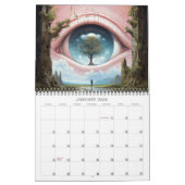 2026 Visionaire dimensies 5 surrealistische landsc Kalender (Jan 2026)