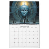 2026 Visionaire dimensies 5 surrealistische landsc Kalender (Feb 2026)