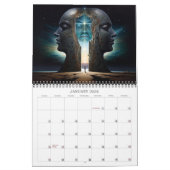 2026 Visionaire dimensies 6 surrealistische landsc Kalender (Jan 2026)