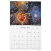 2026 Visionaire Dimensies 9 Surrealistische Kunst Kalender (Jan 2026)