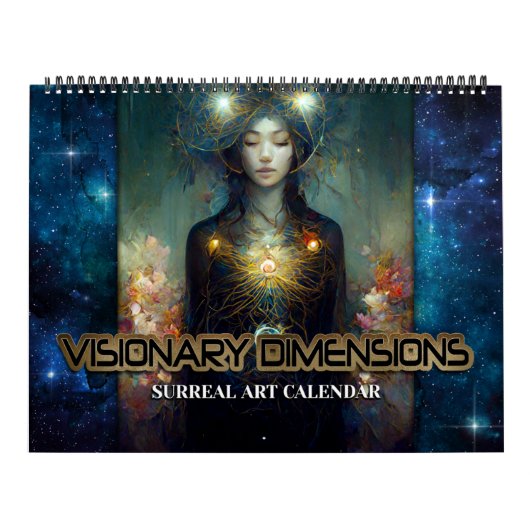 2026 Visionaire Dimensies Surrealistische Kunstkal Kalender (Hoes)
