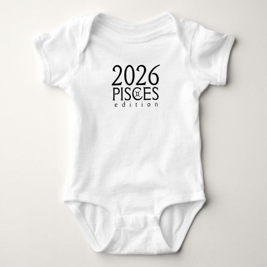 2026 Vissen-editie met symbool Romper (Voorkant)