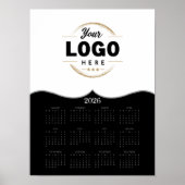 2026 Voeg je Logo jaarkalender toe Poster (Voorkant)