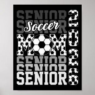 2026 Voetbal Afstuderende Moeder Afstudeercombinat Poster