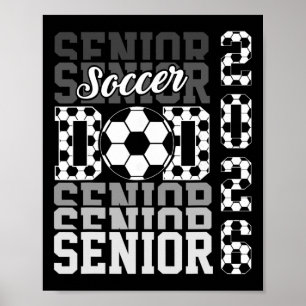 2026 Voetbal Afstuderende Vader Afstudeer Matching Poster