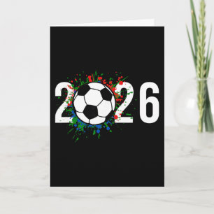 2026 Voetbal Speel Game Jaar Spelers Coaches Fans Kaart