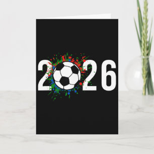 2026 Voetbal Speel Game Jaar Spelers Coaches Fans Kaart