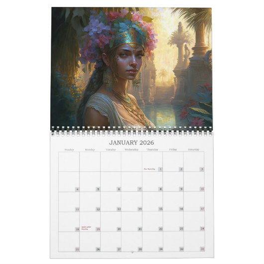 2026 Vrouwen van Magie 4 Fantasy Art Kalender (Jan 2026)