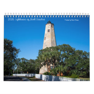 2026: Vuurtorens van North Carolina Kalender Med