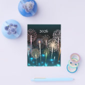 2026 Vuurwerk, Gelukkig Nieuwjaar Flyer (Enkel)