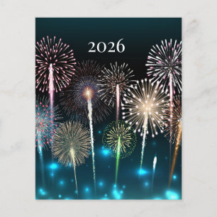 2026 Vuurwerk, Gelukkig Nieuwjaar Flyer