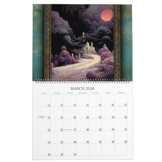 2026 Waking Dreams 2 surrealistische kunstkalender Kalender (Mar 2026)