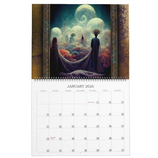 2026 Waking Dreams Surreal Art Kalender (Jan 2026)