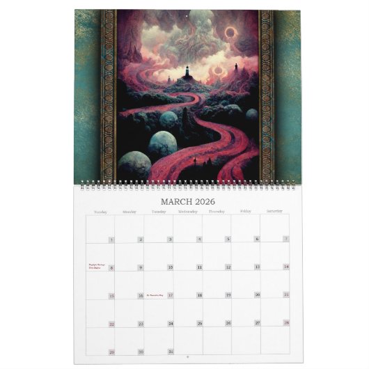 2026 Waking Dreams Surreal Art Kalender (Mar 2026)