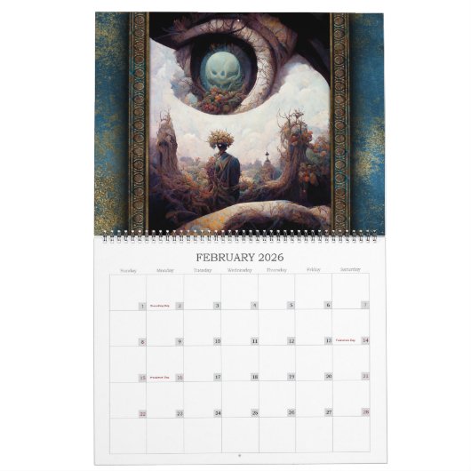 2026 Waking Dreams Surreal Art Kalender (Feb 2026)