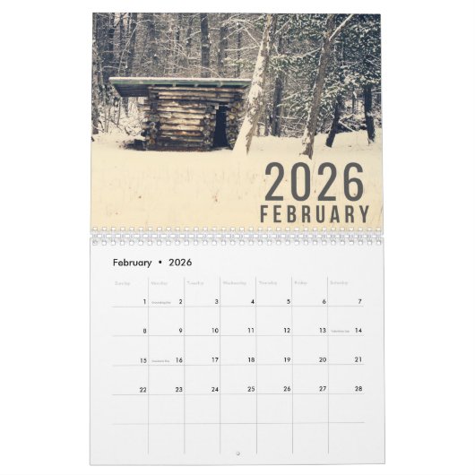 2026 Wall Calendar - Abandonment Kalender (Feb 2026)