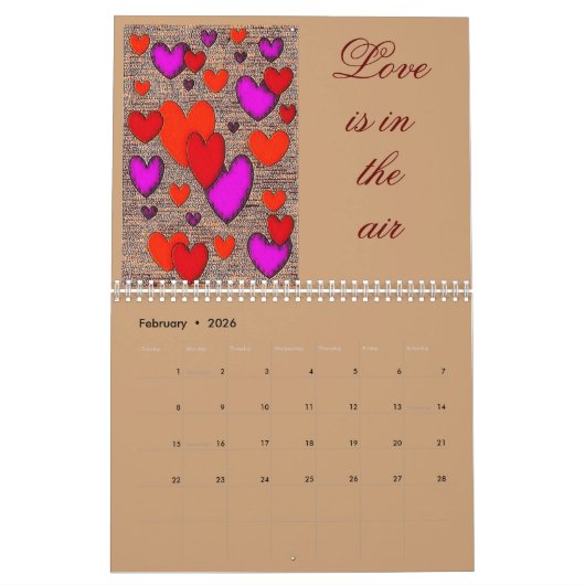 "2026" Wandkalender Kalender (Feb 2026)