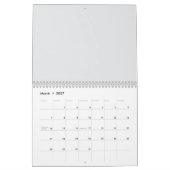 2026 Watercolor Botanische Kalender – Elegante Min (Mar 2027)