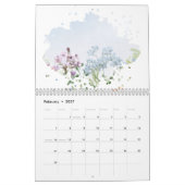 2026 Watercolor Landschaps Kalender | Natuurlijke (Feb 2027)