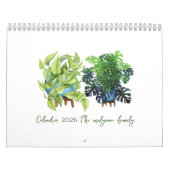 2026 Watercolor Succulent & Leaf Calendar | Botani Kalender (Hoes)