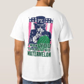 2026 Watermeloen Borstbeeld T-shirt (Achterkant)