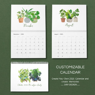 2026 Waterverf Succulent & Bladkalender Botani Kalender