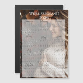 2026 We zijn zwanger Vakantie Fotokalender (Voorkant / Achterkant)