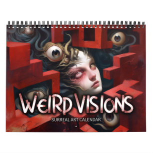 2026 Weird Visions Surreal Horror Kalender