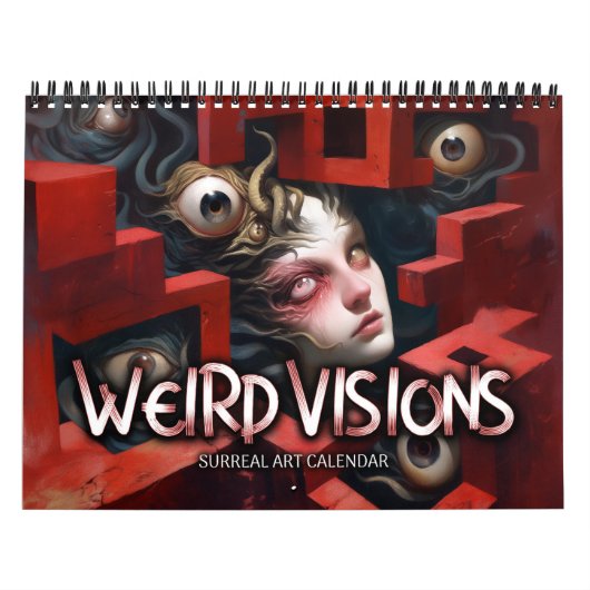 2026 Weird Visions Surreal Horror Kalender (Hoes)