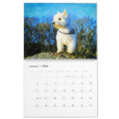 2026 West Highland Terrier Dogs Westie Lover Gift Kalender (Jan 2026)