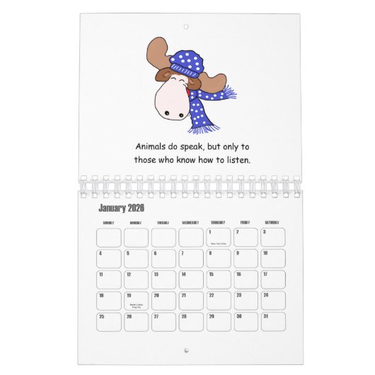2026 Whimsical Animals Calendar ... Kalender (Jan 2026)