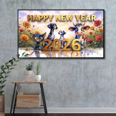 2026 Whimsical Animals Print/Samsung Frame TV Art Poster