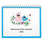 2026 Whimsical Birds Calendar . . . Kalender (Hoes)