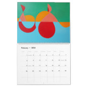 2026 Whimsical Color: Abstract Designs All Year Kalender (Feb 2026)