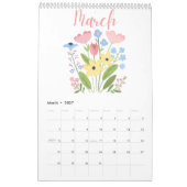 2026 Whimsical Floral Illustrations Kalender (Mar 2027)