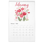 2026 Whimsical Floral Illustrations Kalender (Feb 2026)