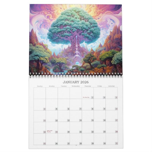 2026 Whimsical Landscapes 2 Kalender (Jan 2026)