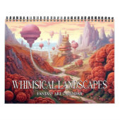 2026 Whimsical Landscapes 3 Kalender (Hoes)
