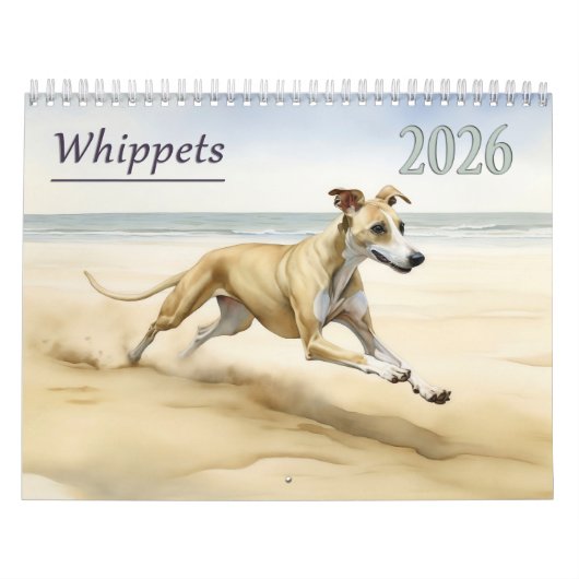 2026 Whippets Kalender (Hoes)