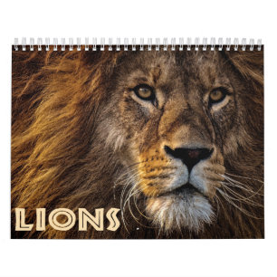2026 Wilde Leeuwen Kalender