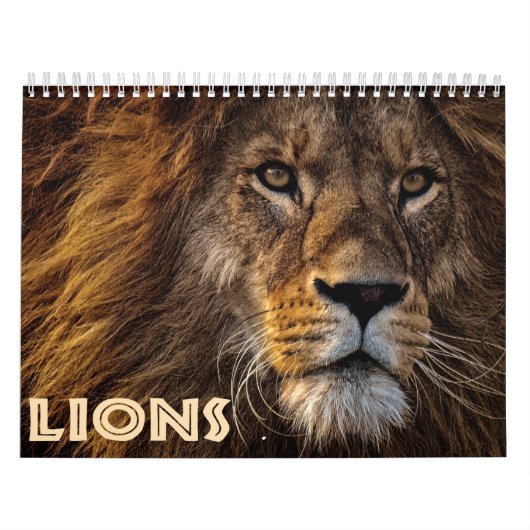 2026 Wilde Leeuwen Kalender (Hoes)
