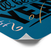 2026 Will Be My Year Celebration New Year Funny  Poster (Hoek)