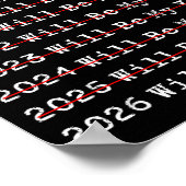 2026 Will Be My Year Funny New Year Quote Men Wome Poster (Hoek)