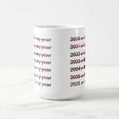 2026 Will Be My Year Funny Sarcastic New Years Koffiemok (Center)